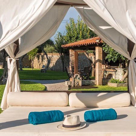 Villa Maxim With Private Pool & Tennis Court Halikounas Exterior foto