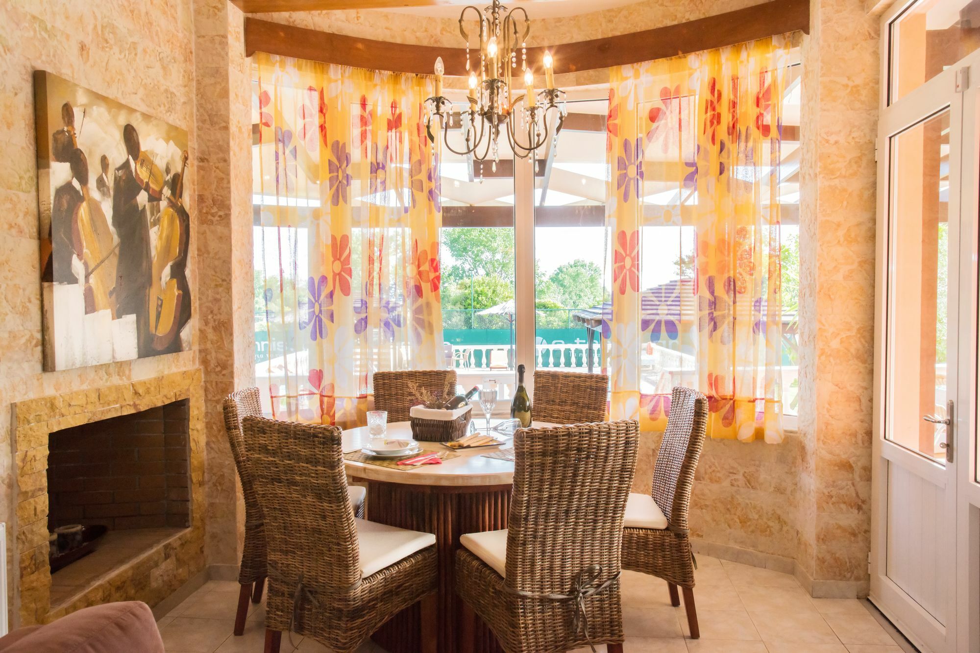 Villa Maxim With Private Pool & Tennis Court Halikounas Exterior foto